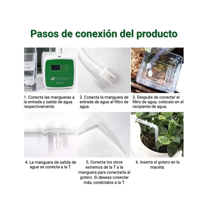 Kit Riego Automatico 20 Plantas 5