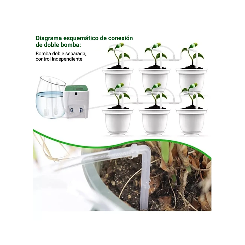Kit Riego Automatico 20 Plantas 6