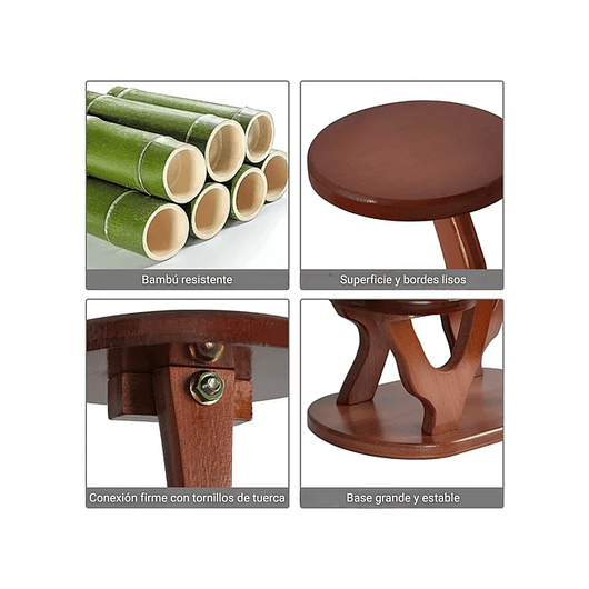 Soporte Bambú Macetas 9 Espacio  3