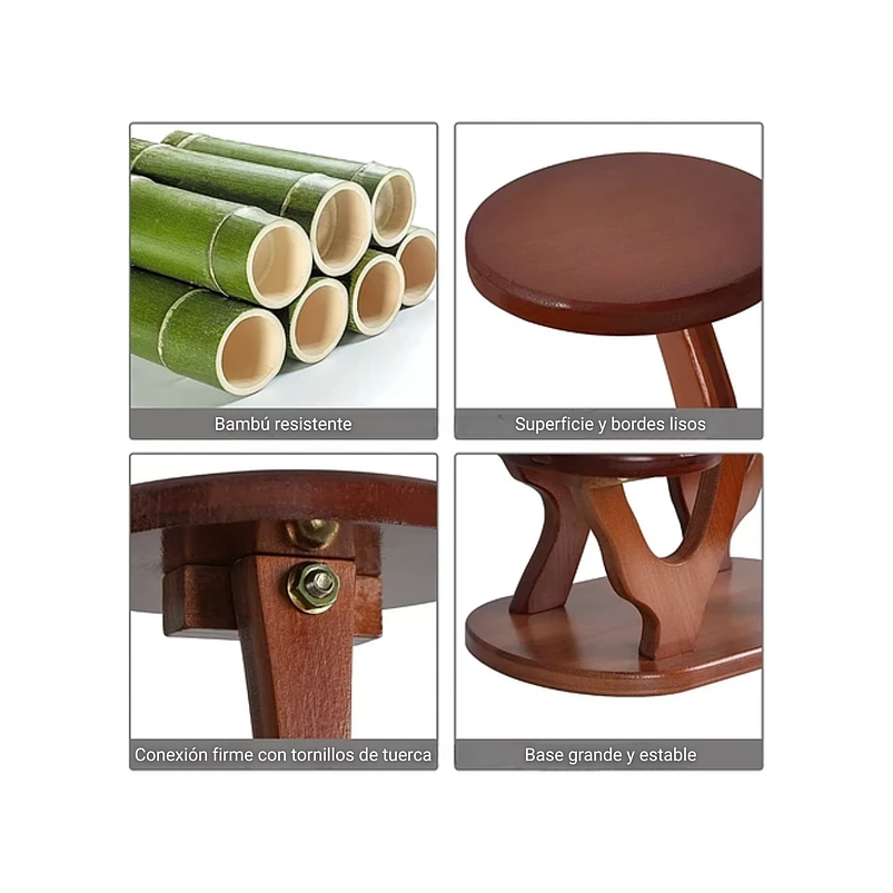 Soporte Bambú Macetas 9 Espacio  3