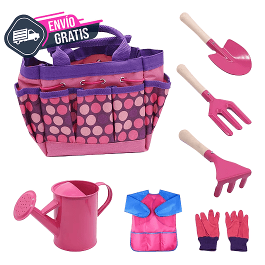 Kit Herramientas de Jardineria Cultivo de Plantas de Niñas 1