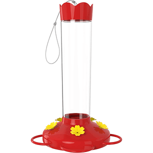 Bebedero Colibries Aves en Vidrio Colgante  x20oz Gran Capacidad