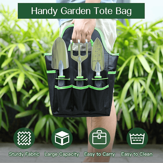 Juego De Herramientas De Jardinería x8 Unidades Antideslizantes 5