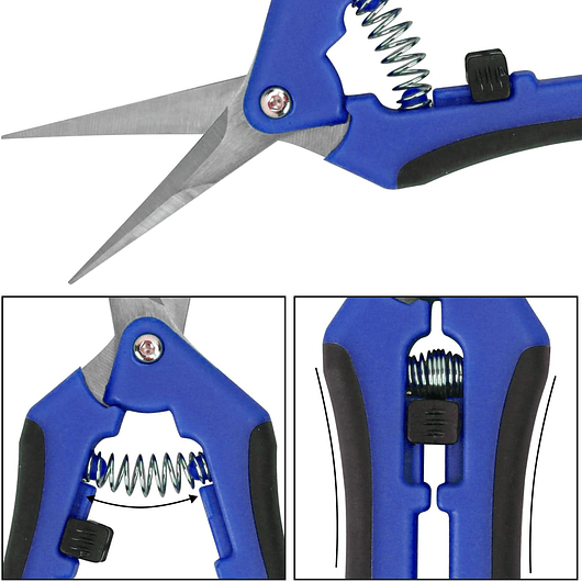 Tijera De Poda De Plantas Acero Inoxidable Punta Recta 25