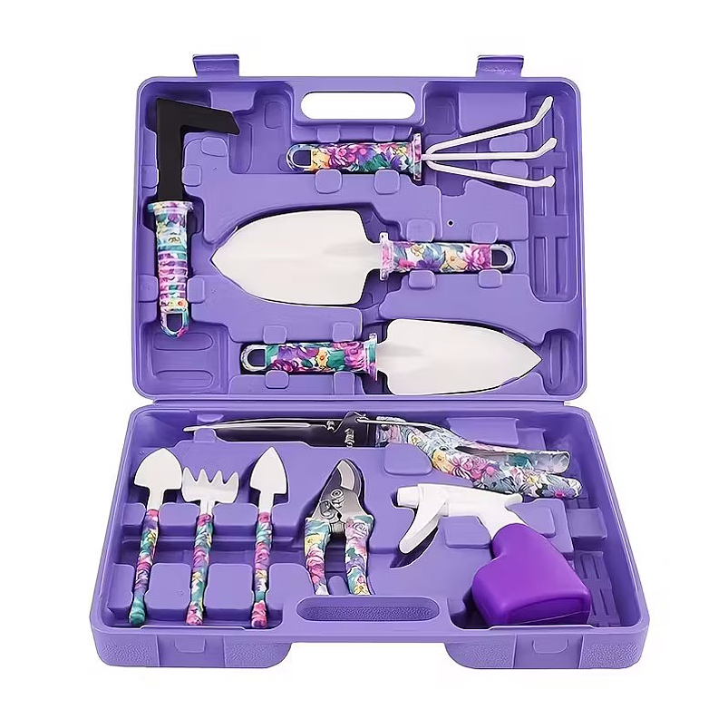 Kit Siembra Herramientas Jardín Plantas x11 Piezas Más Estuche 7