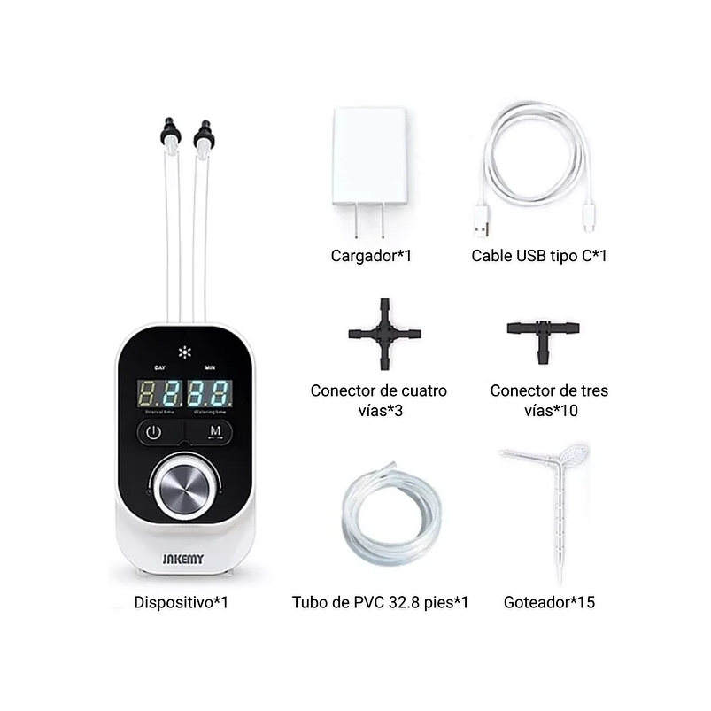 Kit Riego 15 Plantas Automatico 7