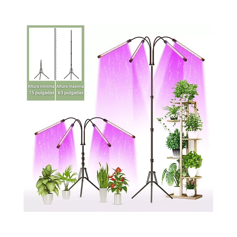 Luz Led Cultivo Crecimiento Plantas Espectro Completo 2