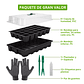 Kit De Germinacion X6 Bandejas más Cupula y herramientas Plantas - Miniatura 7