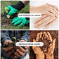 Guantes de Jardinería x2 pares Verde más garras pala Cultivador Talla Unica  - Miniatura 3
