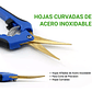 Tijera De Poda Plantas Mano Pequeña En Titanio Curva - Miniatura 4