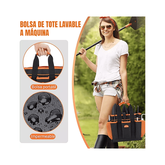 Kit Herramientas de Jardín x13 Piezas Cactus y Suculentas 7