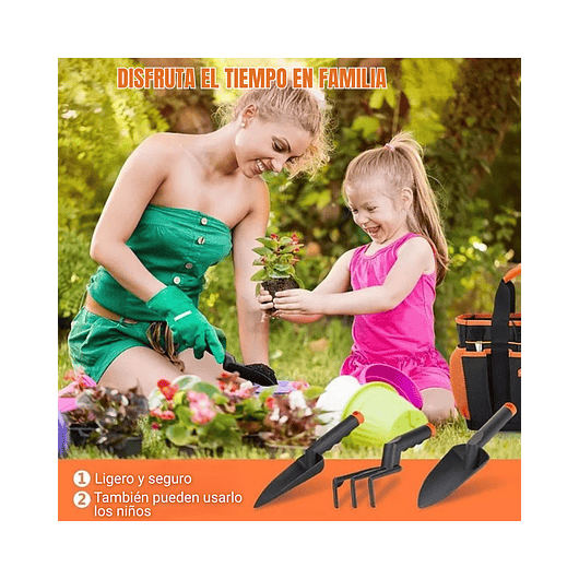 Kit Herramientas de Jardín x13 Piezas Cactus y Suculentas 8