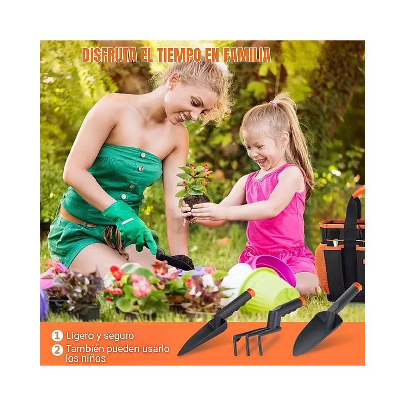 Kit Herramientas de Jardín x13 Piezas Cactus y Suculentas 8