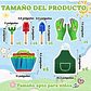 Kit Herramientas Jardinería Para Niños x5 Piezas más Bolso - Miniatura 2
