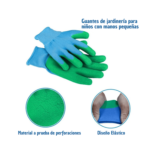 Kit Herramientas de Plantas Jardinería Niños x10 Piezas más bolso 2