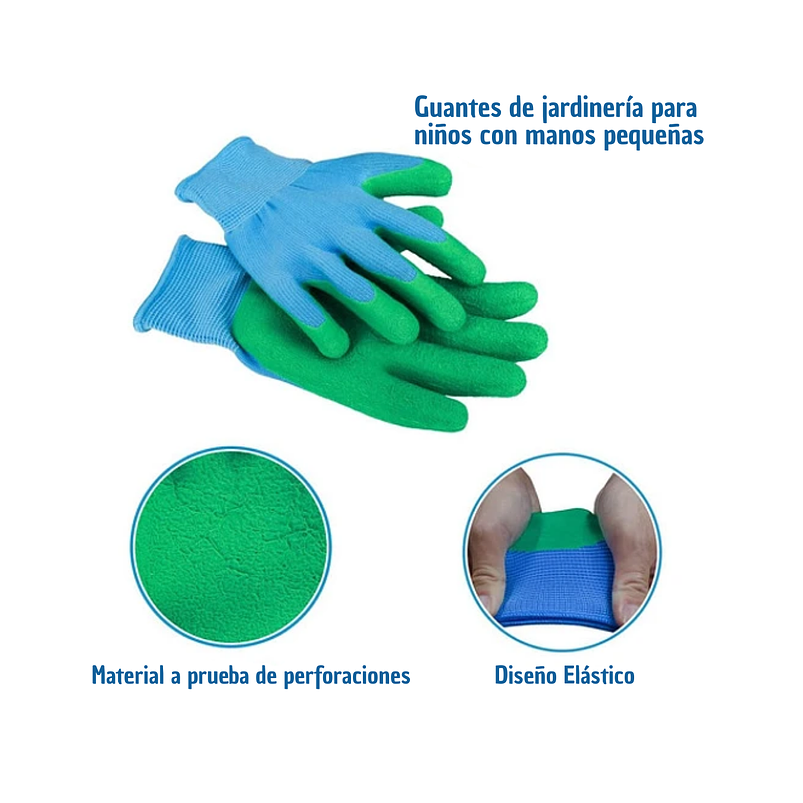 Kit Herramientas de Plantas Jardinería Niños x10 Piezas más bolso 2