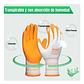 Guantes Jardinería x1 Par Tela más caucho Transpirable Multiuso - Miniatura 9