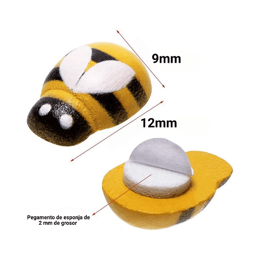 Mini Abejas Decorativas Terrario Bonsai Jardin De Hadas x20 piezas 4