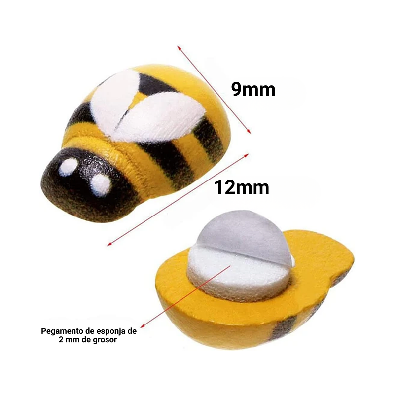 Mini Abejas Decorativas Terrario Bonsai Jardin De Hadas x20 piezas 4