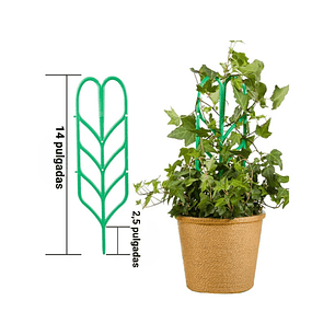 Soporte Plantas Trepadoras x2 Piezas Plástico Tipo Enrejado