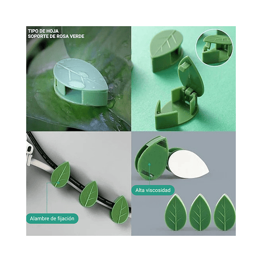 Gancho De Amarre De Plantas, Hortalizas De Pared X 10 Piezas 3