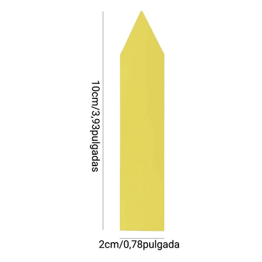 Etiqueta De Plantas Plástica Marcar Rectangular x100 Unidades 5