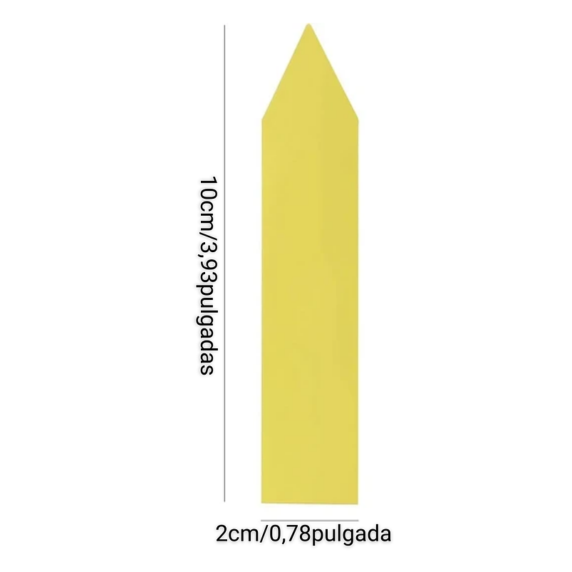 Etiqueta De Plantas Plástica Marcar Rectangular x100 Unidades 5