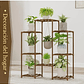 Soporte Estante de Plantas en Macetas en Madera - Miniatura 2