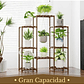 Soporte Estante de Plantas en Macetas en Madera - Miniatura 4