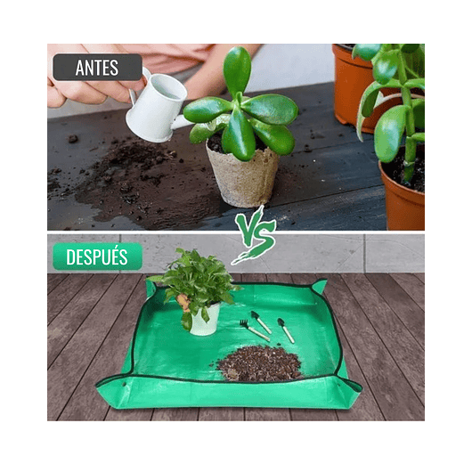Alfombra Tapete Jardinería Trasplante De Plantas 1mt X 1mt 7