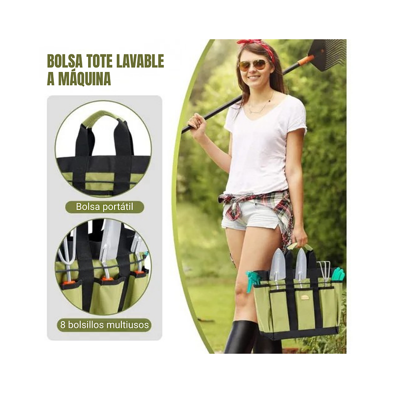 Kit Herramientas Jardín Plantas + Cactus Y Suculentas 6