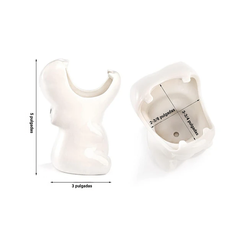 Juego Macetas En Cerámica Premium X3pz Suculentas Y Cactus 2