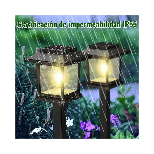 Lamparas de Luz Led Jardín x2 7