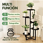 Soporte Macetas De Plantas X5 Puestos Metalico - Miniatura 2