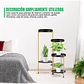 Soporte Macetas De Plantas Metálico Decorativo x6 Puestos - Miniatura 3