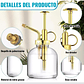 Regadera Plantas Spray Vintage En Vidrio x215ml Rociador - Miniatura 2