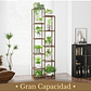 Soporte Macetas De Plantas En Madera Alto 11 Puestos - Miniatura 2