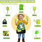 Kit Herramientas Jardín Plantas Para Niños X6 Piezas - Miniatura 4