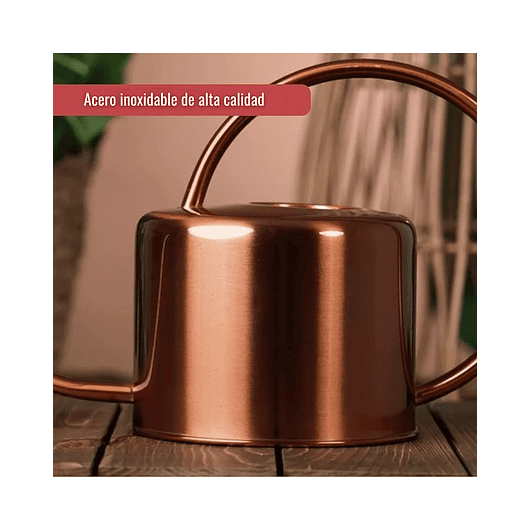 Regadera De Plantas Jardinería x 40 Onzas En Acero 6