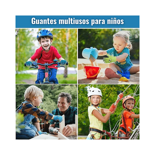 Guantes Jardinería X01 Par Para Niños Caucho Transpirable 15
