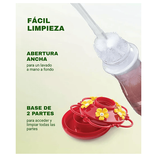 Bebedero Para Colibríes Aves Plastico De Colgar En Jardines 3