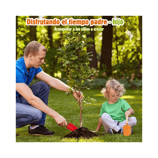 Juego Herramientas de Jardin Huertos y Siembra Para Niños  5