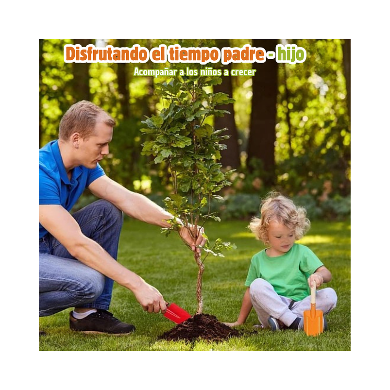Juego Herramientas de Jardin Huertos y Siembra Para Niños  4