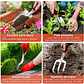Kit De Herramientas De Jardín 8 Piezas Resistentes Con Bolsa - Miniatura 6