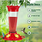 Bebedero Aves Colibríes Plástico de Jardín Colgante x10oz x2 unidades - Miniatura 3