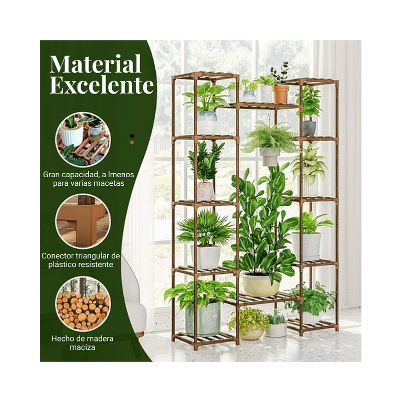 Soporte Estante de Plantas en Macetas 4