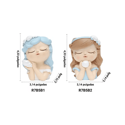 Macetas Decorativa Cerámica Plantas Suculenta Cactus x2 Unidades 2