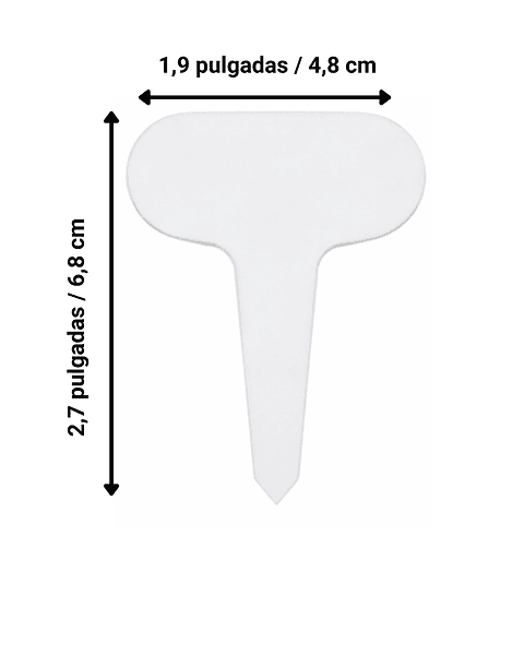 Etiquetas De Plantas, Plástica Marcar Bandeja de Vivero x50
