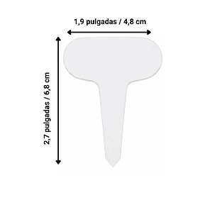 Etiquetas De Plantas, Plástica Marcar Bandeja de Vivero x100