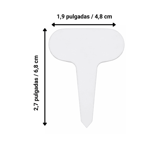 Etiquetas De Plantas, Plástica Marcar Bandeja de Vivero x100 2